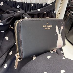 Kate Spade Bunbun Bunny Large Continental Wallet NWT
Black Multi
NWT